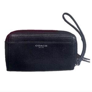 Vintage Coach Wristlet Zip-Around Wallet